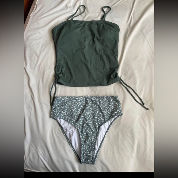 Cupshe Other - Green Tankini set